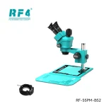 RF4 RF-55PM-B52 Trinocular Stereo Microscope 6.5-55X