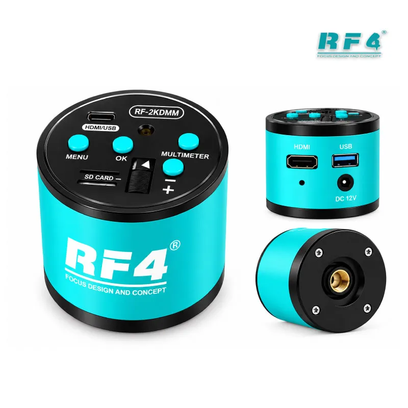 RF4 RF-2KDMM Microscope Camera With Multimeter