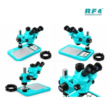 RF4 RF-6558Pro 6.5-58X Trinocular Stereo Microscope