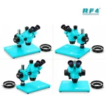 RF4 RF-6558X 6.5-58X Synchronous Zoom Trinocular Stereo Microscope