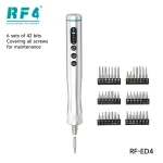 RF4 RF-ED4 Multi-function Electric Screwdriver Set with 42Pcs S2 Steel Bits