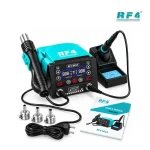 RF4 RF-H7 2-in-1 Digital Hot Air Gun Soldering Iron Station