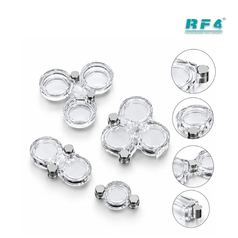 RF4 RF-LP8R Magnetic Camera Lens Protection Cover Set