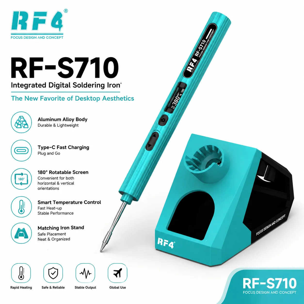 RF4 RF-S810 Portable Iron (1) RF4 RF-S810 Portable Iron