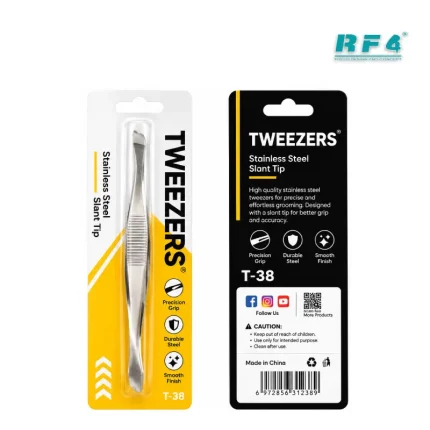 RF4 RF-TZ06 High-Precision Ultrafine Alloy Wide-Body Tweezers