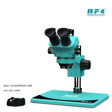 RF4 RF7050 Pro 2024 7-50X Trinocular Stereo Microscope