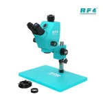 RF4 S9R 7-74X Trinocular Microscope